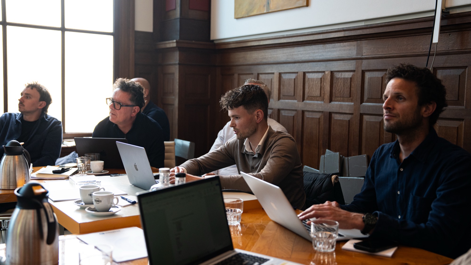Wesley hosting a workshop at the Sport AI Foundation executive course